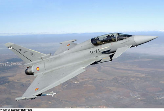 avion de chasse eurofighter typhoon