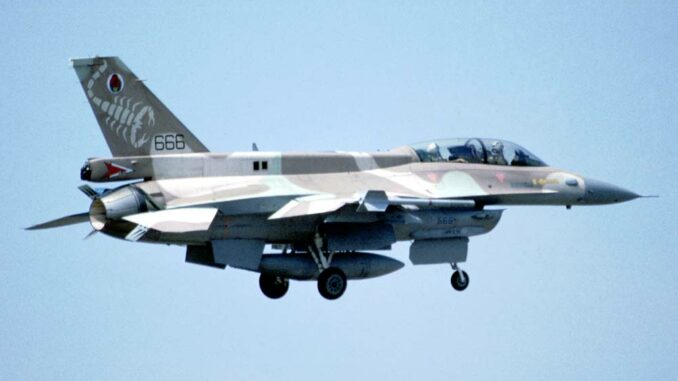 F-16 armée de l'air Israel