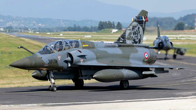 L’Armée de l’Air teste la dispersion rapide de ses Mirage 2000D à Metz-Nancy-Lorraine
