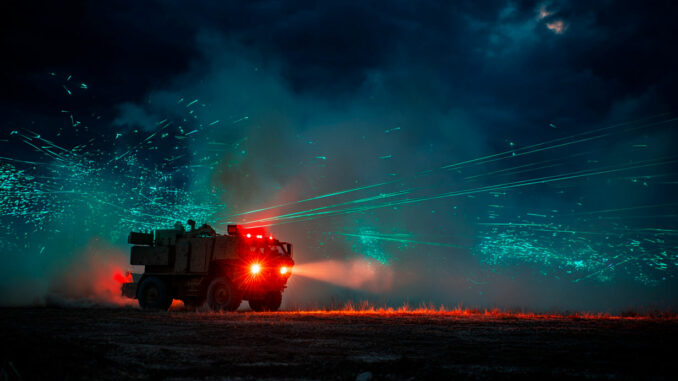 laser essaim de drones