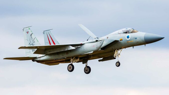 avion de chasse F-15 Israel