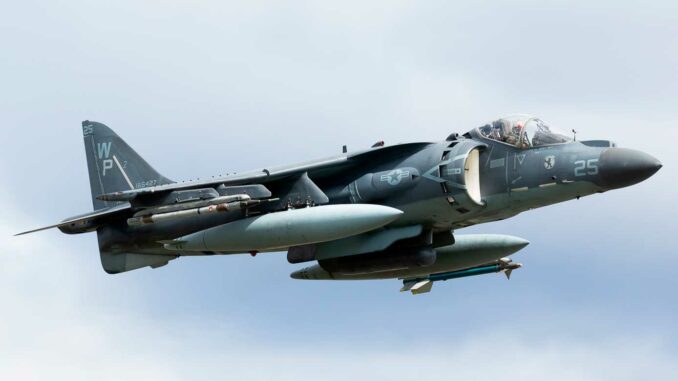 avion de chasse Harrier USMC