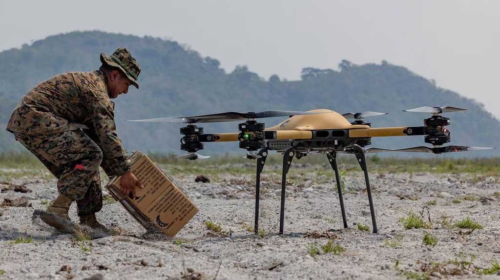 drone livraison Marines
