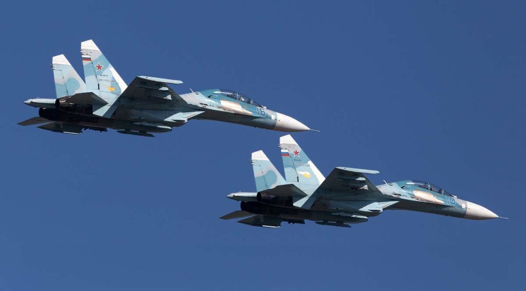 Sukhoi Su-27 Flanker avion de chasse