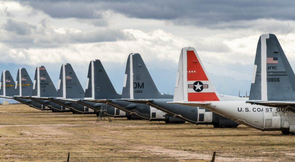 cimetières d'avions