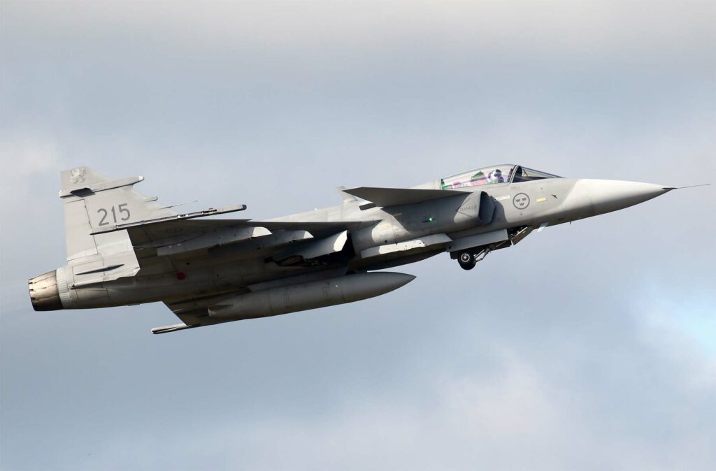 Saab Gripen formation de pilotes