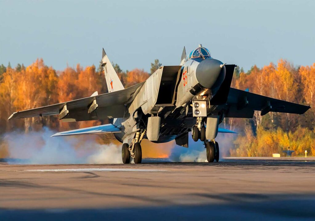 les avions de chasse russe en service