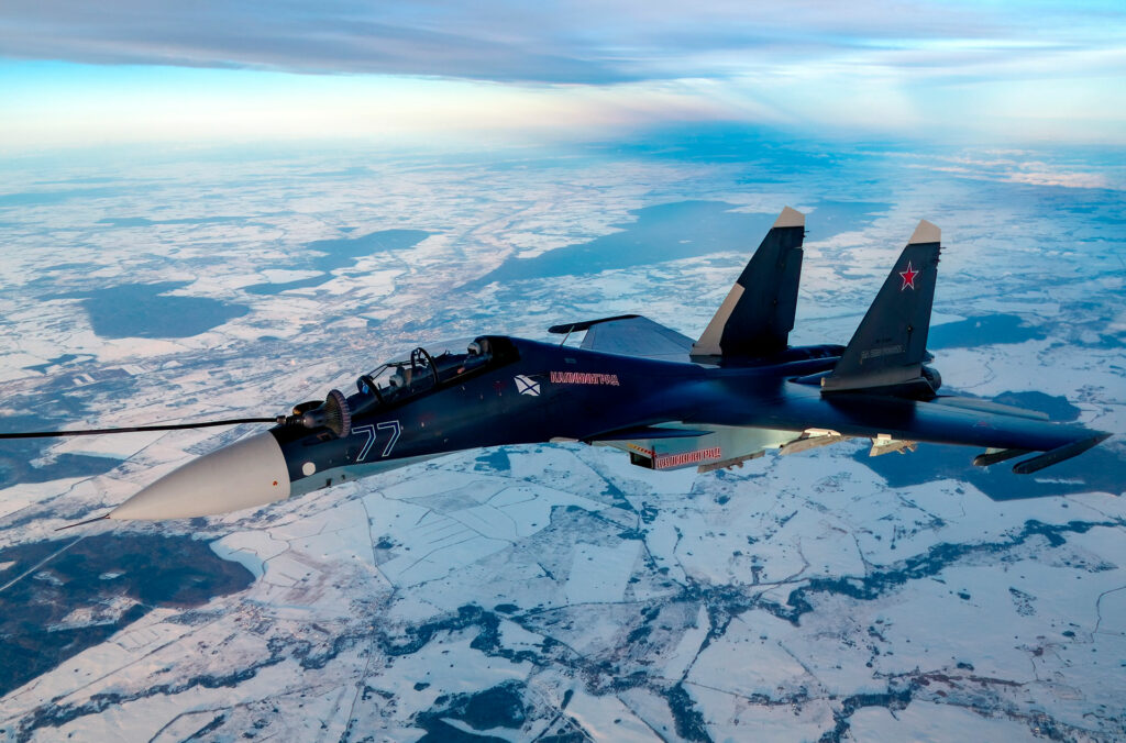 Des drones navals ukrainiens abattent deux Su-30 russes avec des missiles AIM-9