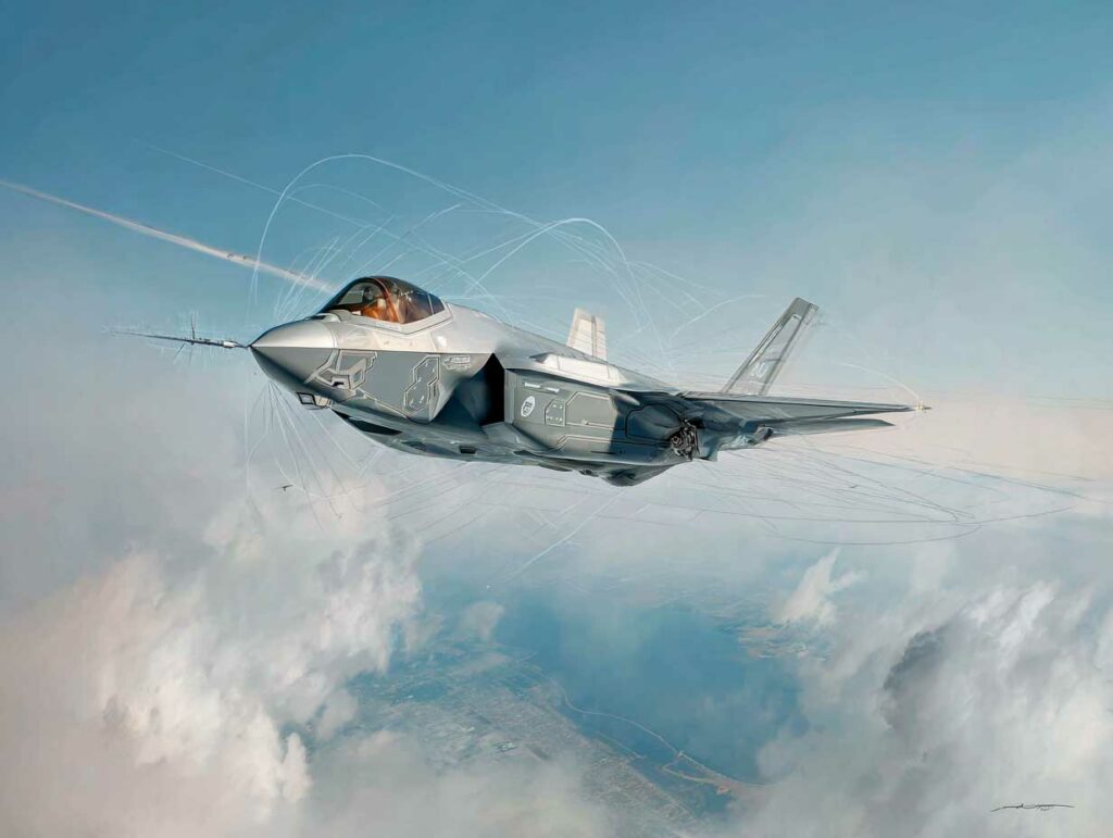 6G brouillage F-35