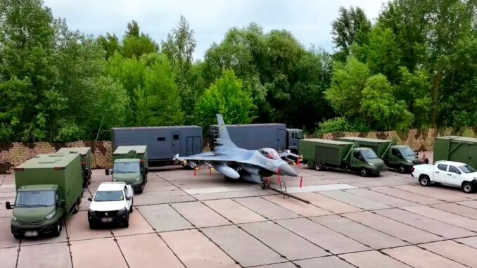 Ukraine-F-16-mobile La stratégie mobile ukrainienne pour protéger les F‑16