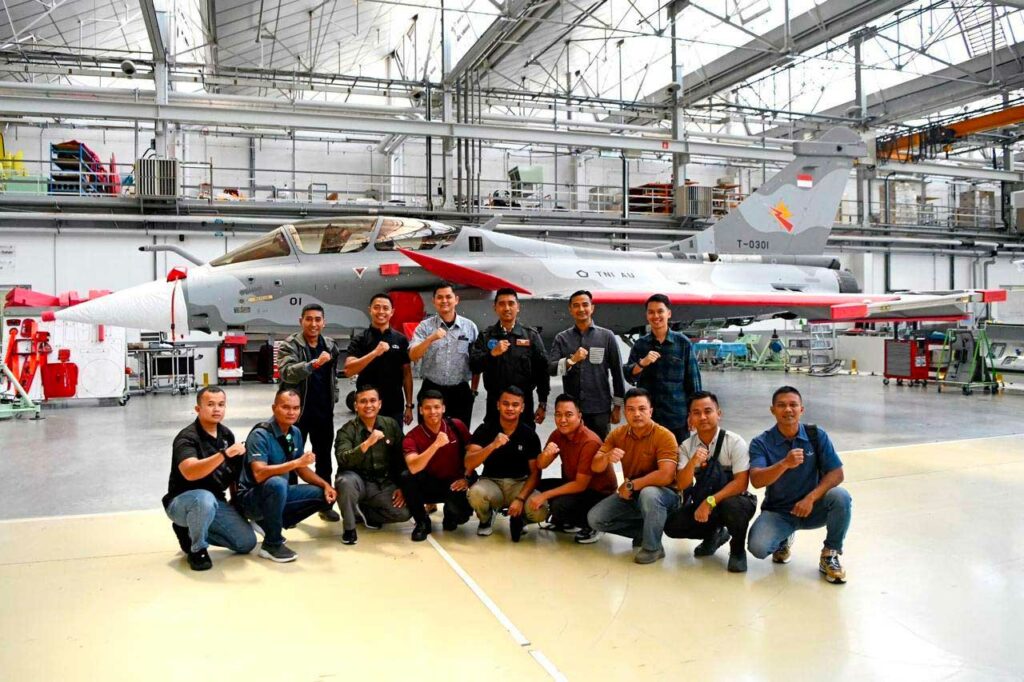 L’Indonésie dévoile son premier Rafale