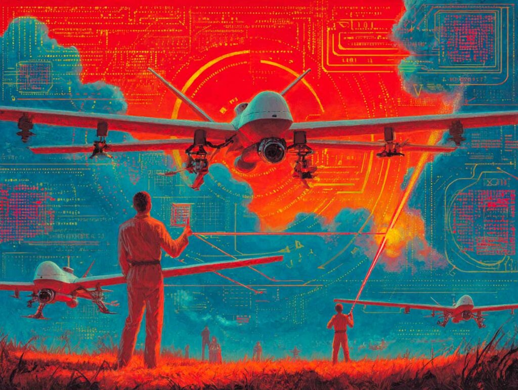 La supériorité aérienne du futur : IA, drones et pilotes