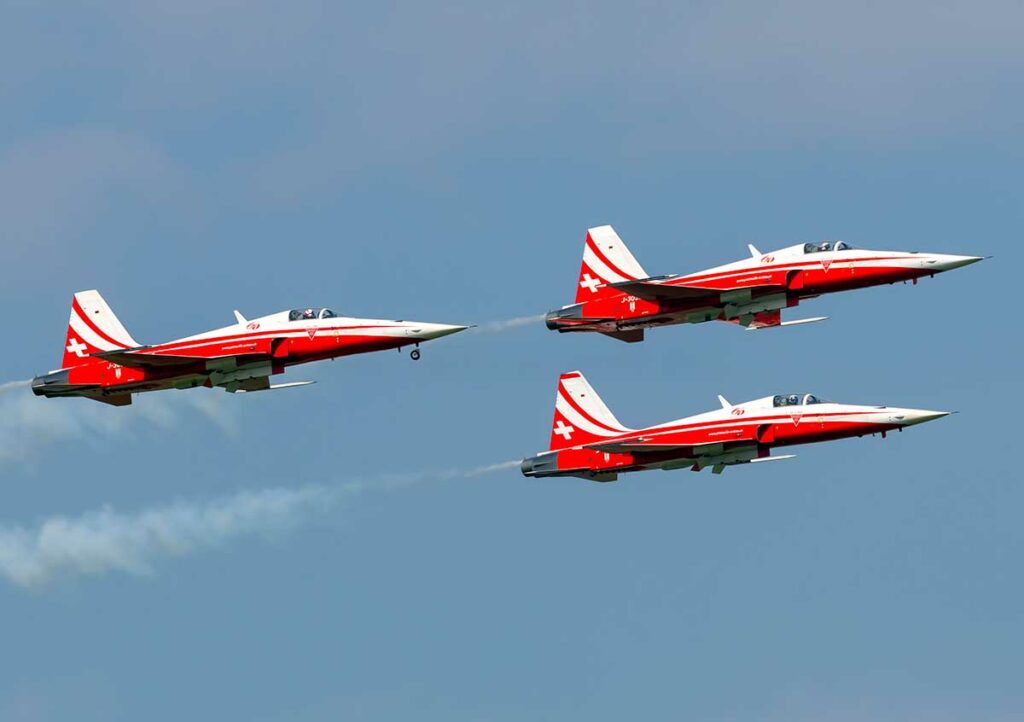 La Suisse prépare la fin des F-5 Tiger : quel avenir pour la Patrouille Suisse ?