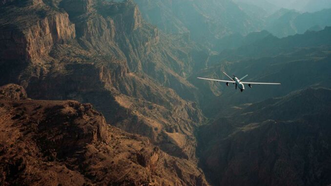 MQ9-Reaper-yemen-9 Un drone MQ-9 testé en mission air-air au Yemen avec un missile Hellfire