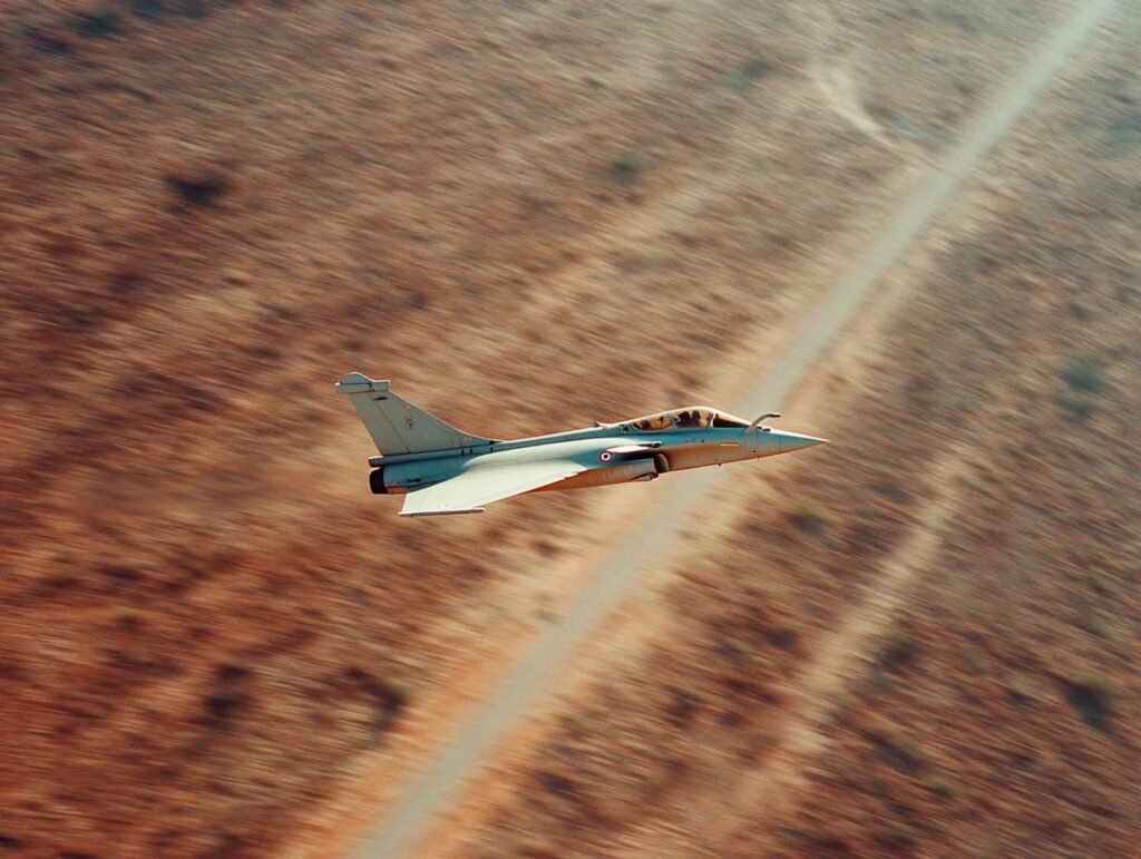 les missions des Rafales et Mirages français d'interception de drones au Moyen-Orient