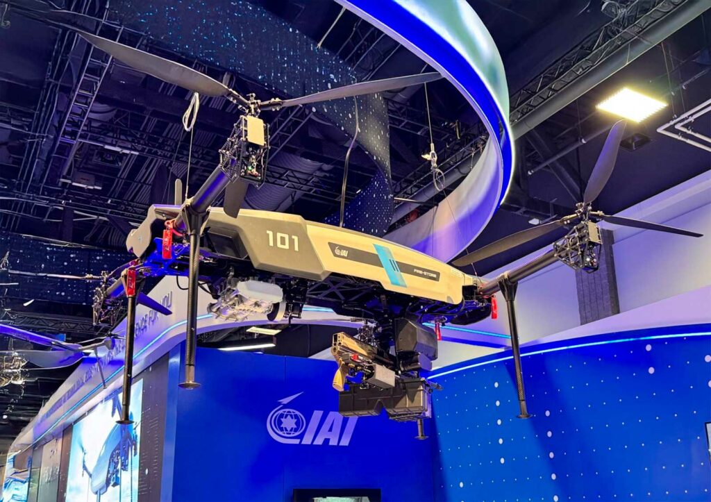 IAI dévoile le Fire Storm 250 : un drone à mitrailleuse létale