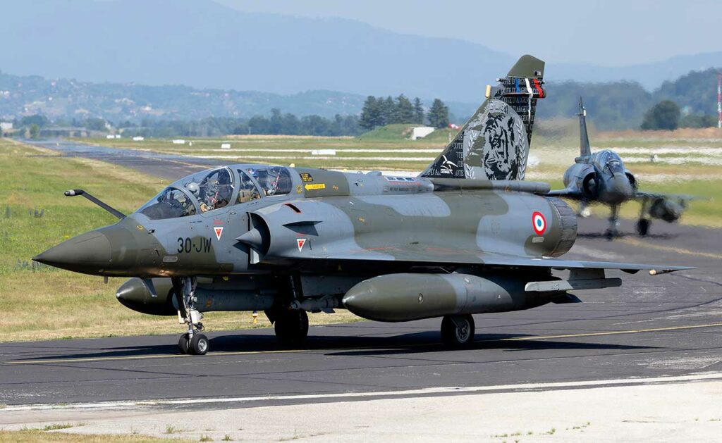 L’Armée de l’Air teste la dispersion rapide de ses Mirage 2000D à Metz-Nancy-Lorraine