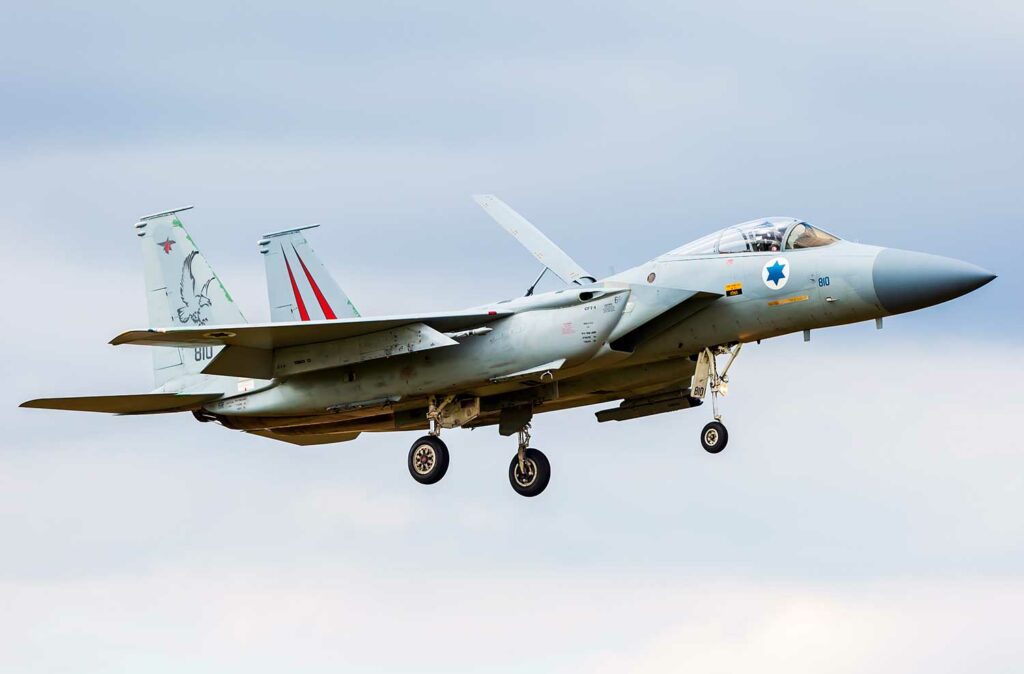 avion de chasse F-15 Israel