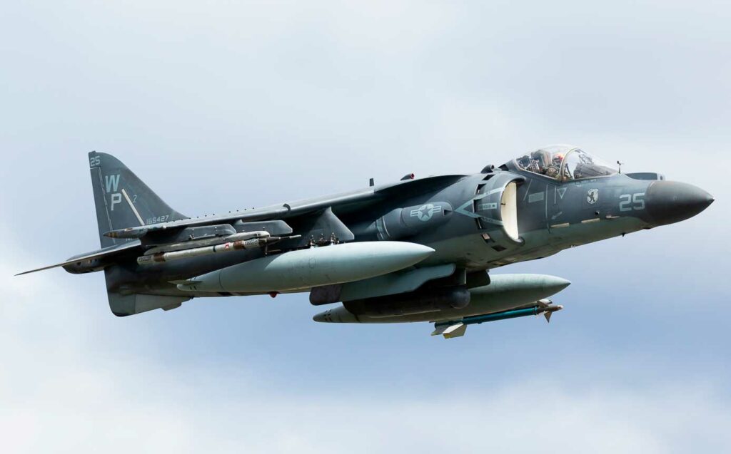 avion de chasse Harrier USMC