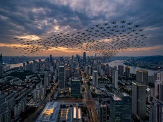 essaim de drones