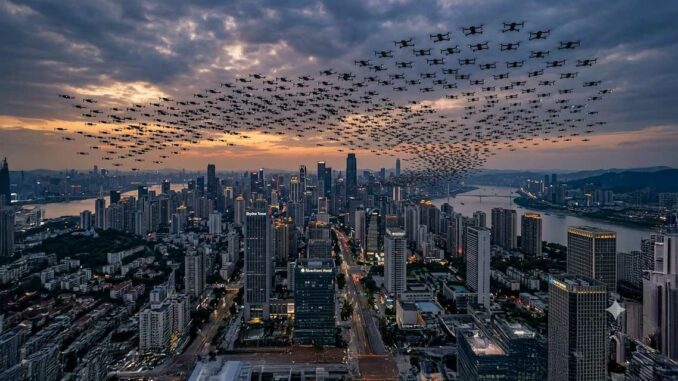 essaim de drones