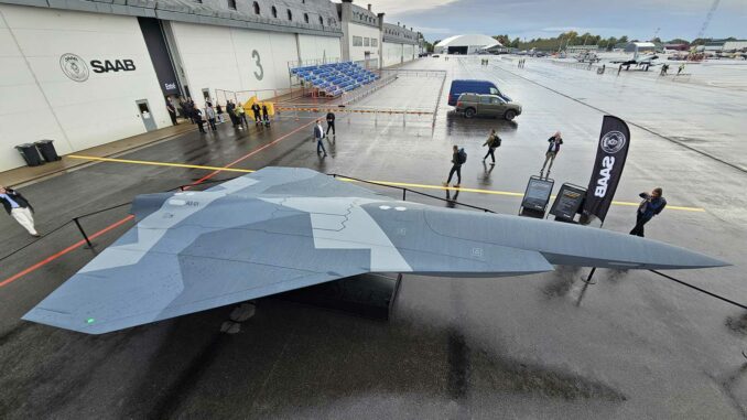 Saab unmanned fighter drone